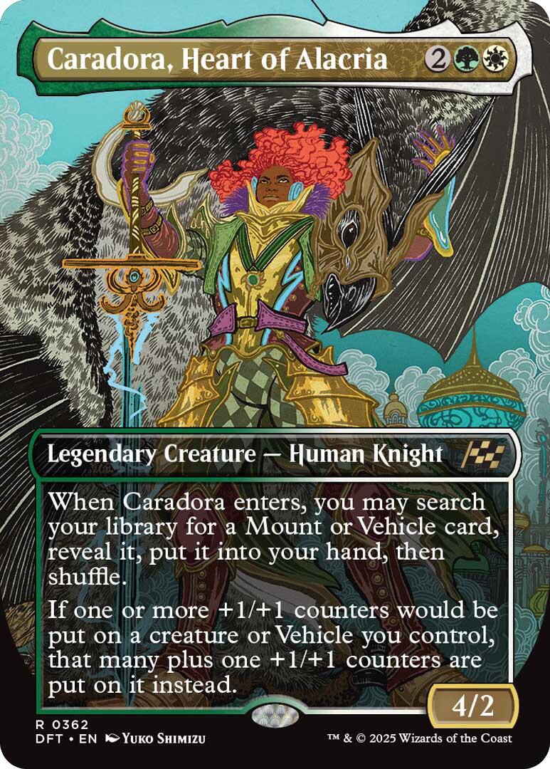 Caradora, Heart of Alacria (Borderless) - 362 - (Aetherdrift)