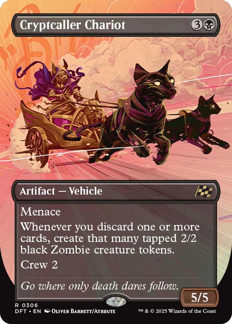Cryptcaller Chariot (Borderless) - 306 - (Aetherdrift)
