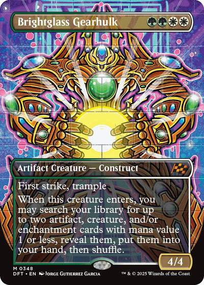Brightglass Gearhulk (Borderless) - 348 - (Aetherdrift)