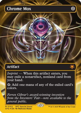 Chrome Mox (Borderless) (First-Place Foil) (SPG-102) - Special Guests Foil