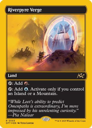 Riverpyre Verge (First-Place Foil) (DFT-503) - Aetherdrift Foil