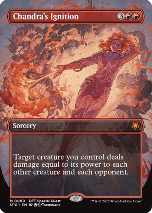 Chandra's Ignition (Borderless) (SPG-089) - Aetherdrift