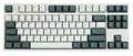 Leopold FC750RBT White/Grey PD TKL Bluetooth Double Shot PBT Mechanical Keyboard