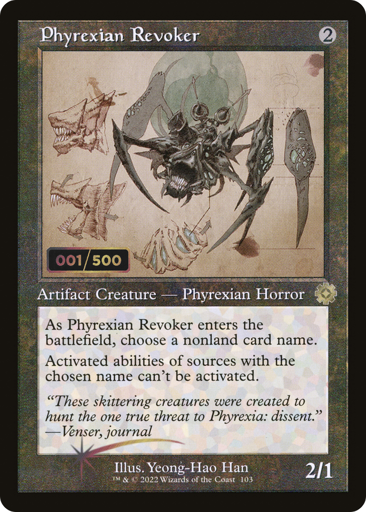 Phyrexian Revoker (BRR-103Z) - The Brothers' War Retro Artifacts Foil