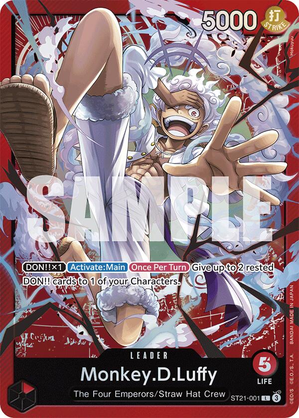 Monkey.D.Luffy (001) - ST21-001 - (Starter Deck EX: Gear 5)