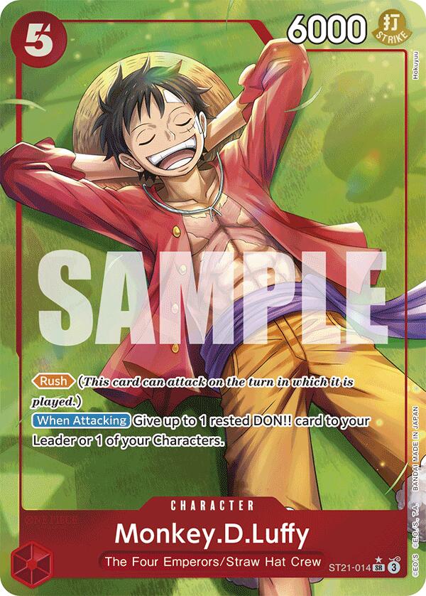 Monkey.D.Luffy (014) (Parallel) - ST21-014 - (Starter Deck EX: Gear 5)