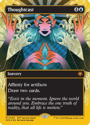 Thoughtcast (Borderless) (First-Place Foil) (SPG-095) - Special Guests Foil