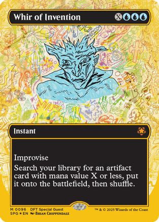 Whir of Invention (Borderless) (First-Place Foil) (SPG-096) - Special Guests Foil