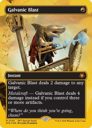 Galvanic Blast (Borderless) (First-Place Foil) (SPG-010) - Special Guests Foil