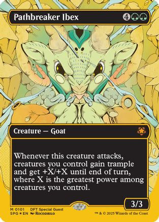 Pathbreaker Ibex (Borderless) (First-Place Foil) (SPG-101) - Special Guests Foil