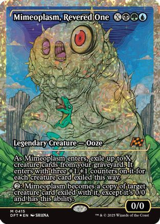 Mimeoplasm, Revered One (Showcase) (Fracture Foil) (DFT-415) - Aetherdrift Foil