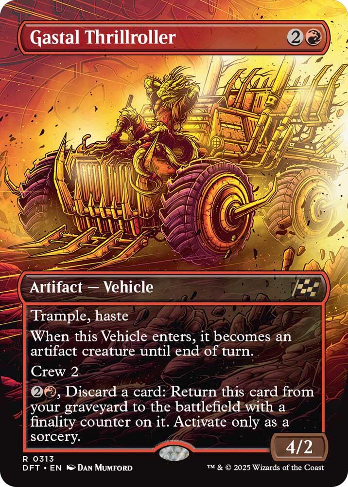 Gastal Thrillroller (Borderless) - 313 - (Aetherdrift)