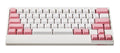 Leopold FC650MDS White/Pink PD 65% Double Shot PBT Mechanical Keyboard
