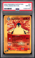 Typhlosion Reverse Holo PSA 8 2002 Pokemon Expedition #64