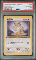 Meowth 1st Edition PSA 10 1999 Pokemon Jungle #56