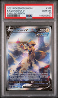 Zeraora V PSA 10 2021 Pokemon Sword & Shield Chilling Reign #166