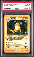 Raichu Holo PSA 6 1999 Pokemon Game #14