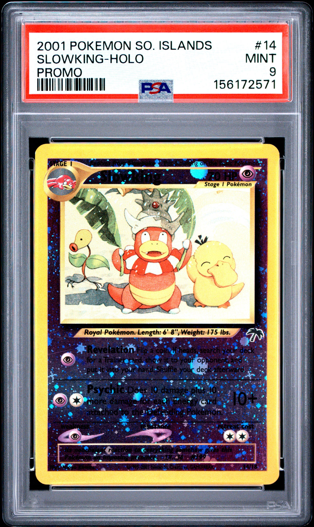 Slowking Holo PSA 9 2001 Pokemon Southern Islands Promo #14