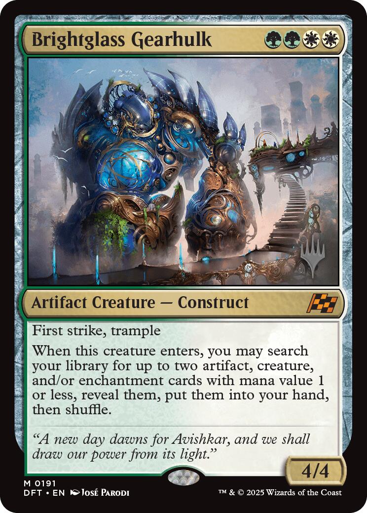 Brightglass Gearhulk - 191 - (Promo Pack: Aetherdrift)