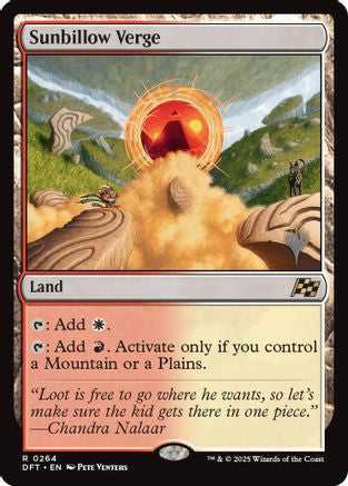 Sunbillow Verge (PPDFT-264) - Promo Pack: Aetherdrift Foil