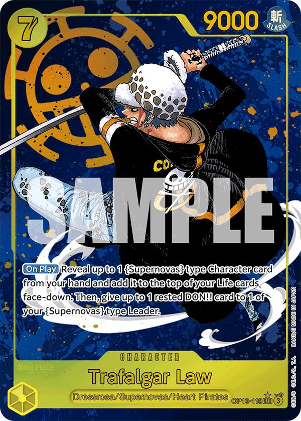 Trafalgar Law (119) (Parallel) - OP10-119 - (Royal Blood)