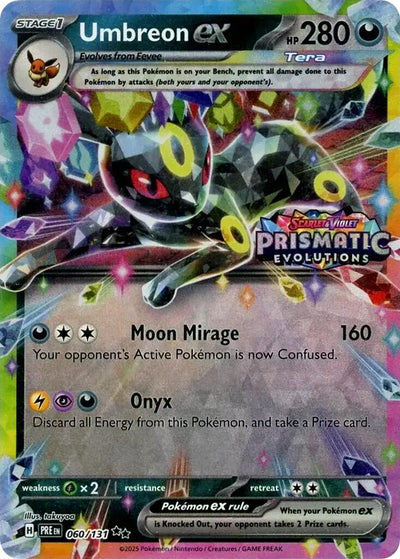 Umbreon ex - 060/131 (Prismatic Evolutions Stamp) - 060/131 - (Miscellaneous Cards & Products)