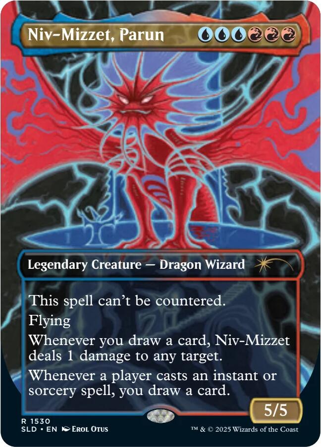 Niv-Mizzet, Parun (Rainbow Foil) - 1530 - (Secret Lair Drop Series)