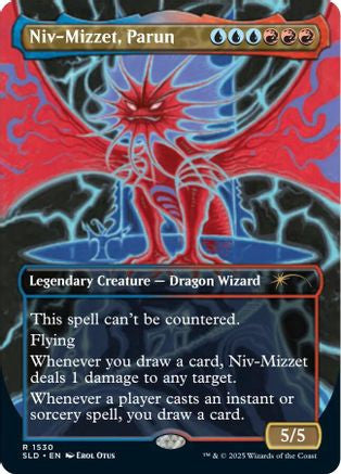 Niv-Mizzet, Parun (Rainbow Foil) (SLD-1530) - Secret Lair Drop Series Foil