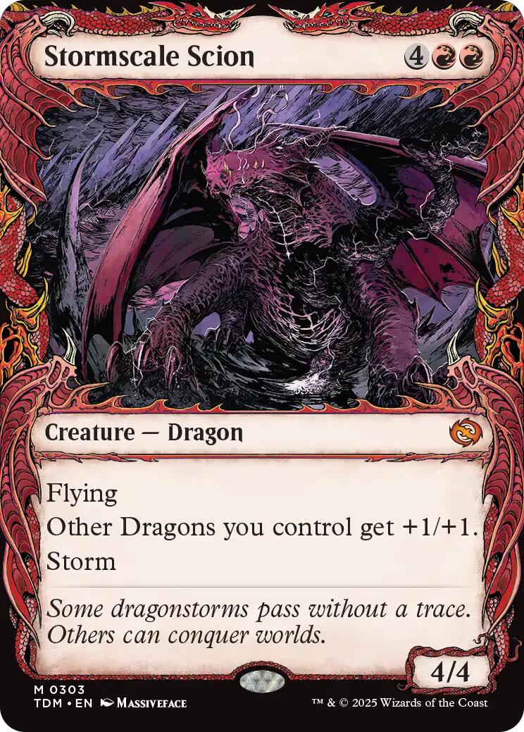 Stormscale Scion (Showcase) - 303 - (Tarkir: Dragonstorm)