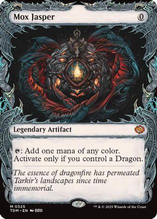 Mox Jasper (Showcase) (TDM-325) - Tarkir: Dragonstorm Foil