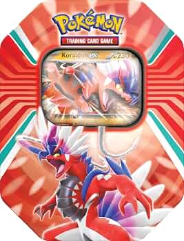 Paldea Legends Koraidon Ex Tin (4 booster packs version)