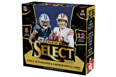 2023 Panini Select Football Hobby 12 Box Case