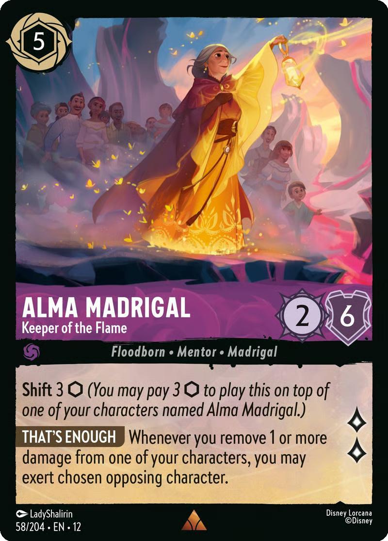 Alma Madrigal - Keeper of the Flame - 58/204 [Wilds Unknown] [Non-Foil]