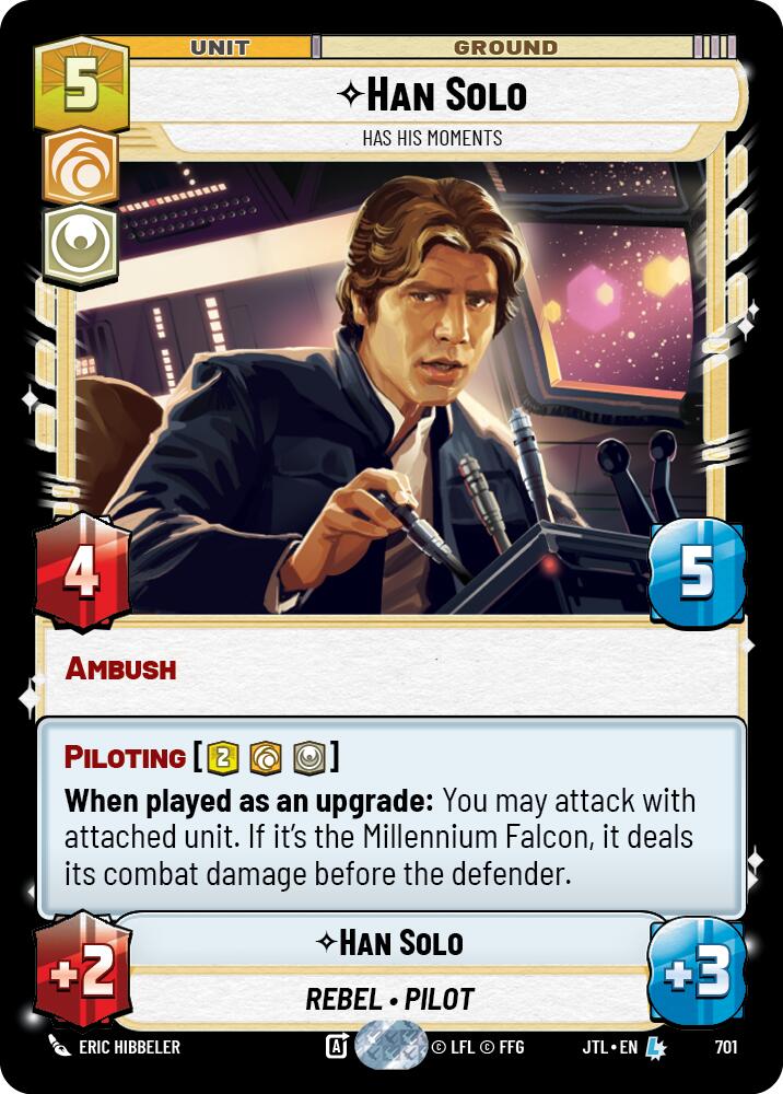 Han Solo - Has His Moments (Foil) - 701 - (Jump to Lightspeed)