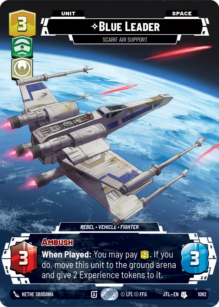 Blue Leader - Scarif Air Support (Prestige Foil) - 1062 - (Jump to Lightspeed)