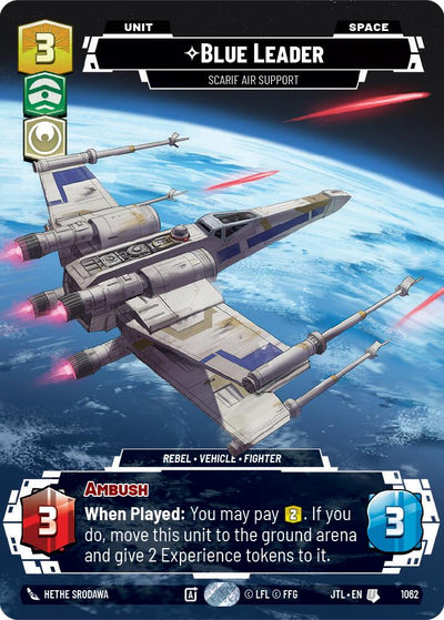 Blue Leader - Scarif Air Support (Prestige Foil) - 1062 - (Jump to Lightspeed)