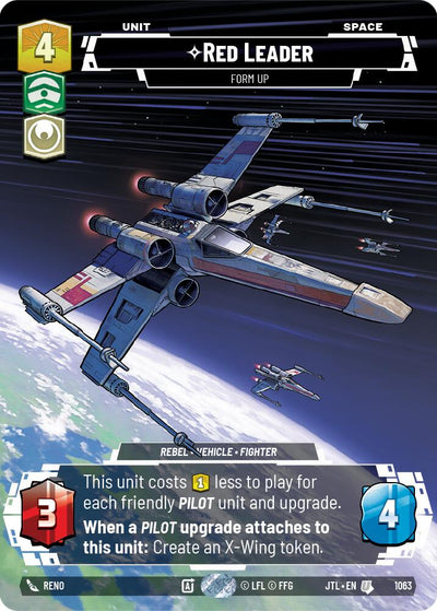 Red Leader - Form Up (Prestige Foil) - 1063 - (Jump to Lightspeed)