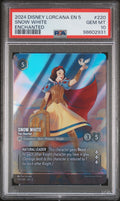 Snow White Enchanted PSA 10 2024 Disney Lorcana En 5-Shimmering Skies #220
