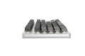 Tai-Hao Smokey Quartz Translucent 152 Keys Cubic Double Shot ABS Keycap Set