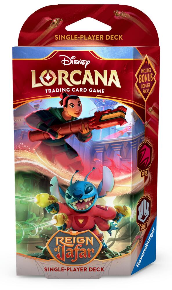 Disney Lorcana: Reign of Jafar - Starter Deck - Ruby & Steel