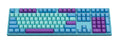 MK Frozen Llama Typist RGB LED Double Shot PBT Limited Mechanical Keyboard