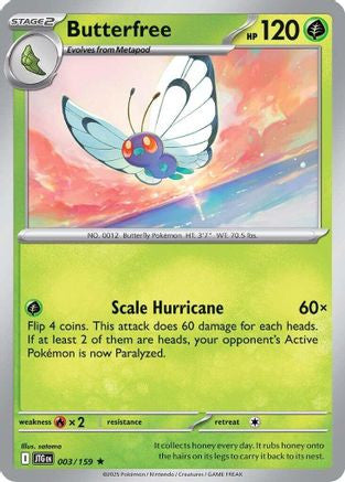 Butterfree 3 Sv09 Journey Together Holofoil
