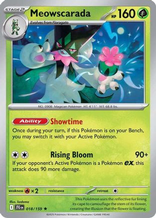 Meowscarada 18 Sv09 Journey Together Holofoil