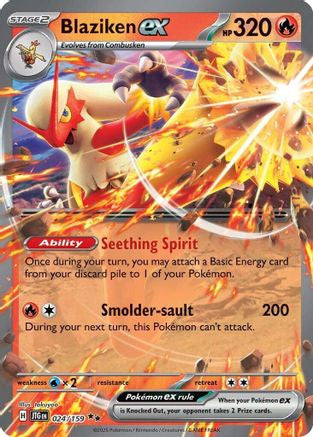Blaziken Ex 24 Sv09 Journey Together Holofoil