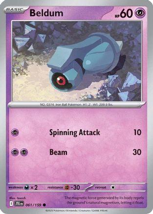 Beldum 61 Sv09 Journey Together Reverse Holofoil