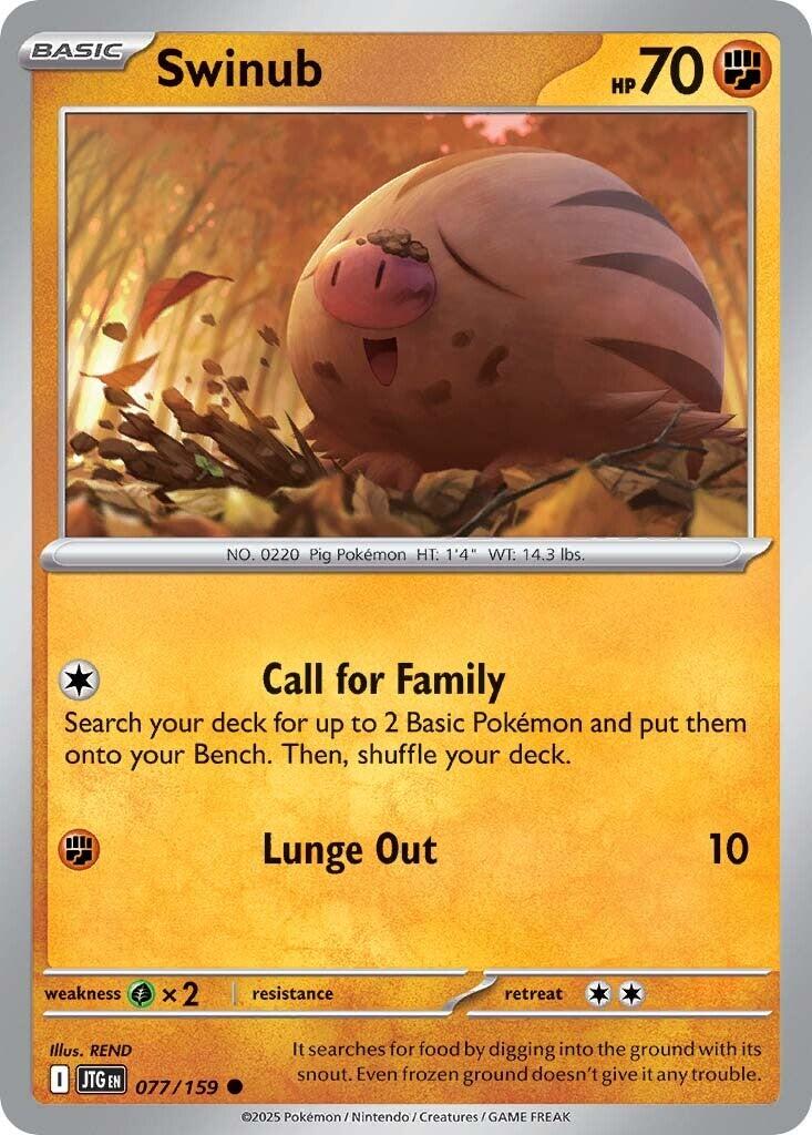 Swinub - 077/159 - 077/159 - (SV09: Journey Together)
