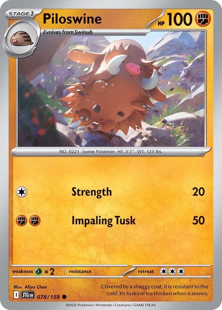 Piloswine - 078/159 - (SV09: Journey Together)