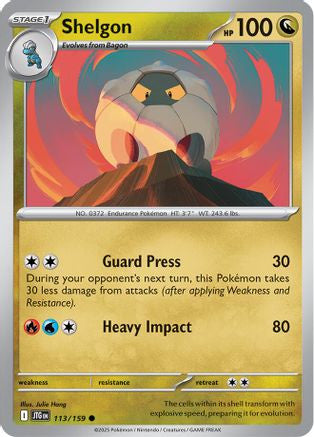 Shelgon 113 Sv09 Journey Together Reverse Holofoil