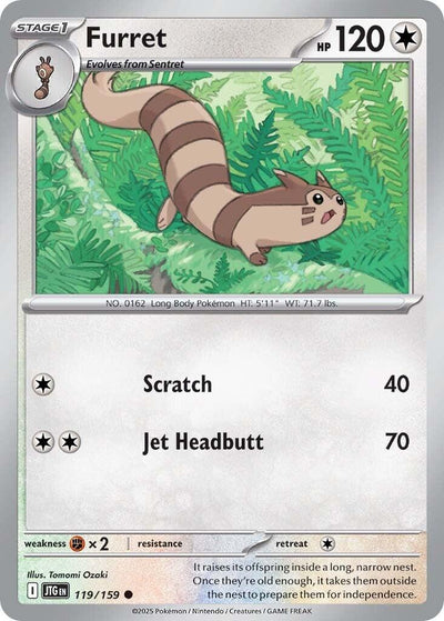 Furret - 119/159 - 119/159 - (SV09: Journey Together)