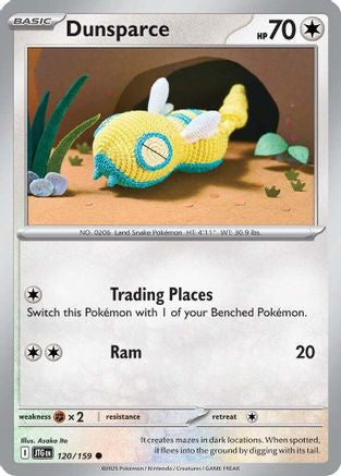 Dunsparce 120 Sv09 Journey Together Reverse Holofoil
